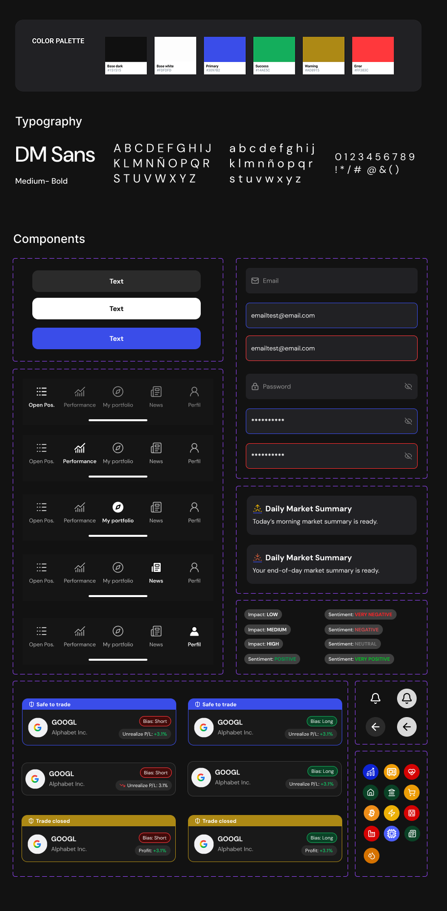 eSignals design system
